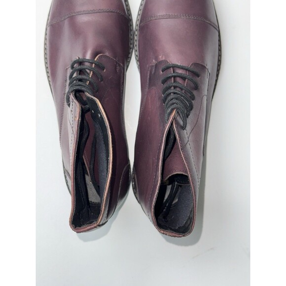Size 9 - Frank Wright Men’s Leather Lace-Up Boots - Picture 6 of 9